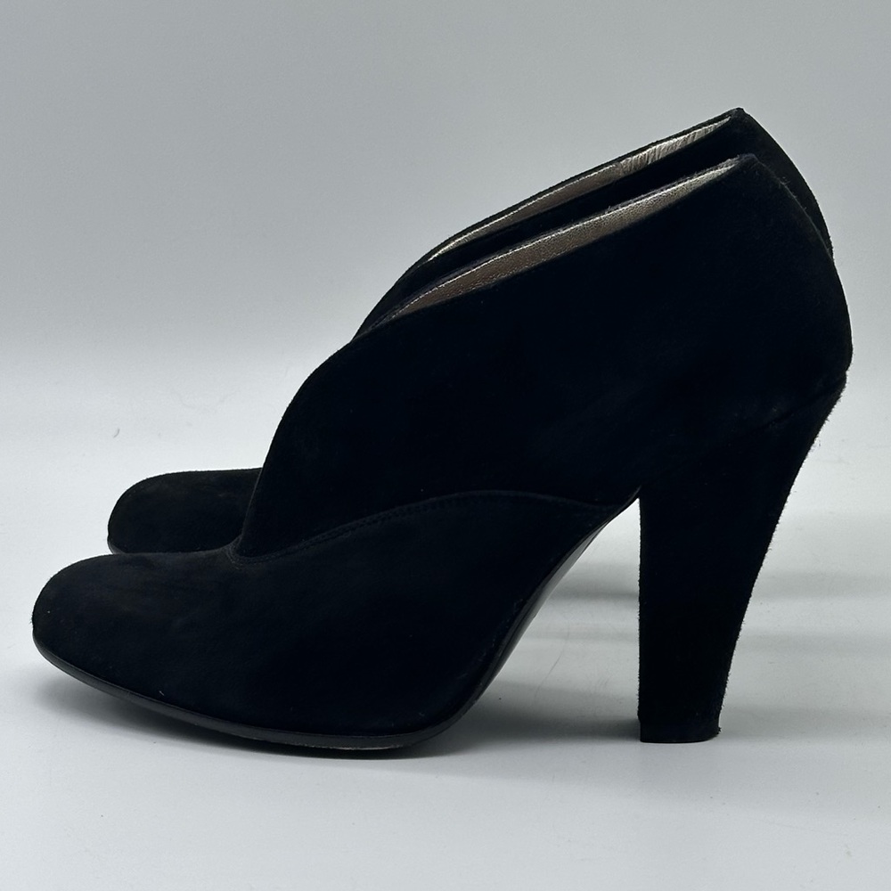 Marc Jacobs Black Suede Booties Women's Shoes size 7